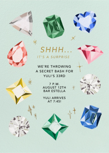 Beyond Brilliant - Invitation by Carolyn Suzuki Studio