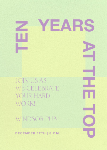 Flipped - Business Anniversary Invitation by Paperless Post