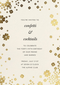 Clover and Over - Birthday Invitation by kate spade new york
