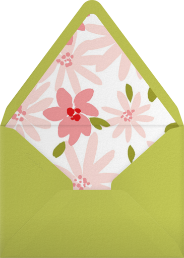 Brushstroke Blooms - Paperless Post Envelope