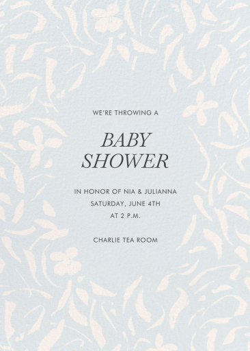 Whimsical Florals - Baby Shower Invitation by kate spade new york