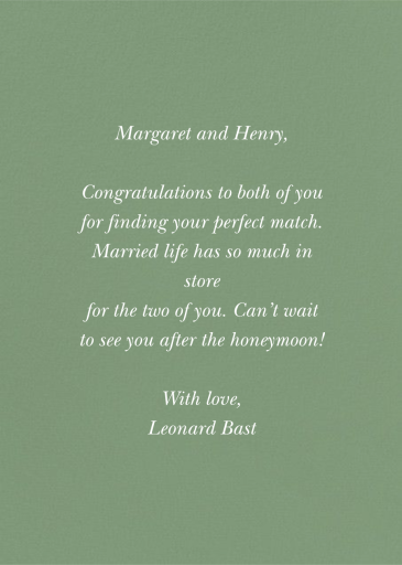 Man and Wife (Yelena Bryksenkova) by Red Cap Cards - Back