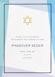 Tekhelet - Passover Invitation by Paperless Post