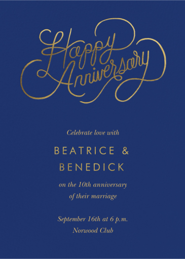 Golden Anniversary - Invitation by Rifle Paper Co.
