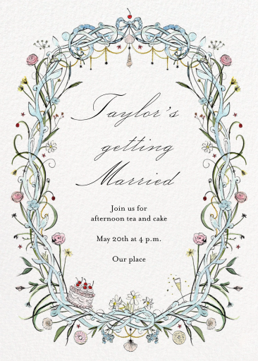 Land Meets Sea - Bridal Shower Invitation by Kirby x Art