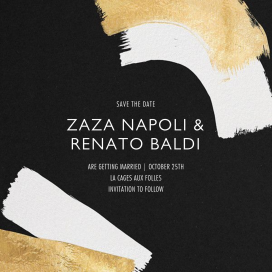 Coupling - Save the Date by Kelly Wearstler