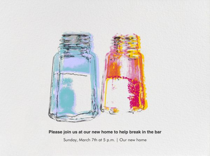 Salt and Pepper - Housewarming Invitation by Paperless Post