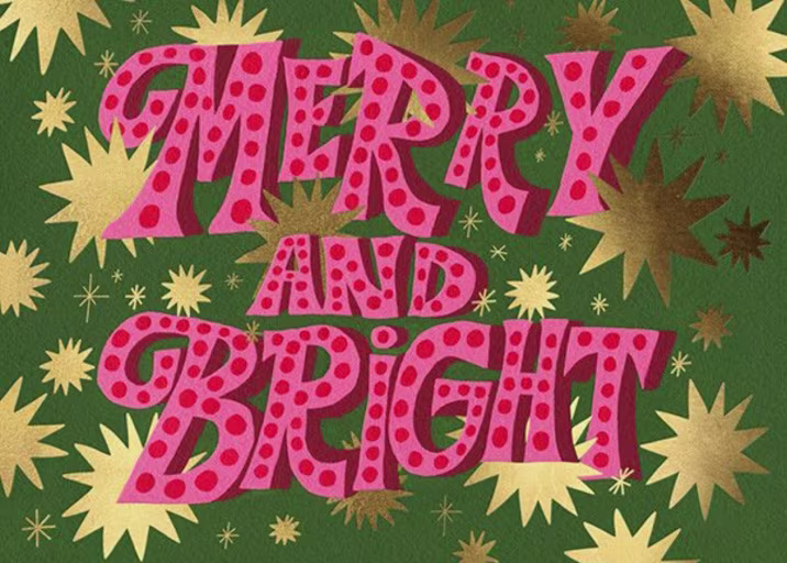 Groovy Holiday (Krista Perry) - Christmas Card by Red Cap Cards