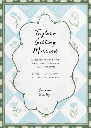 Patchwork - Bridal Shower Invitation by Paperless Post