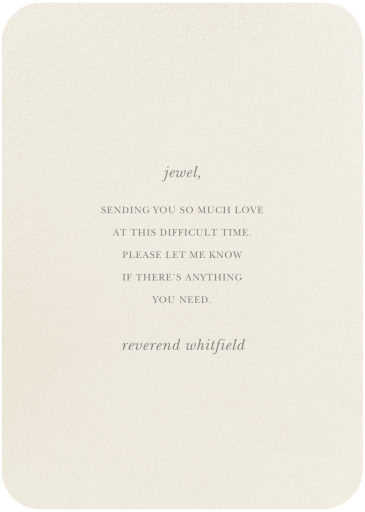 Rembrandt Tulip - Thinking of You Card by Felix Doolittle - Back