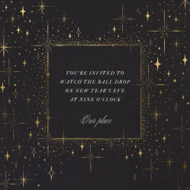 Twinkling Stars - New Year's Eve Invitation by Paperless Post