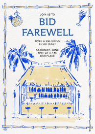 Tiki Bar - Retirement and Farewell Party Invitation by Paperless Post