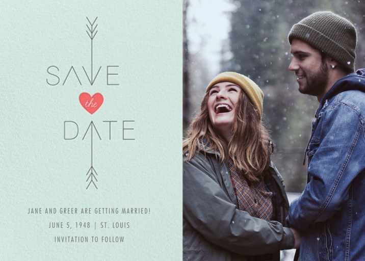 Cupid Was Here (Photo) - Invitation by Cheree Berry Paper & Design