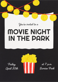 Home Movie Theater - Get-Together Invitation by Paperless Post