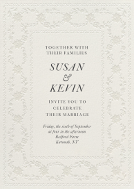 Opulent Border - Wedding Invitation by Martha Stewart