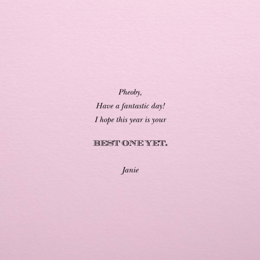 Hydrangea Birthday - Birthday Card by Paperless Post - Back