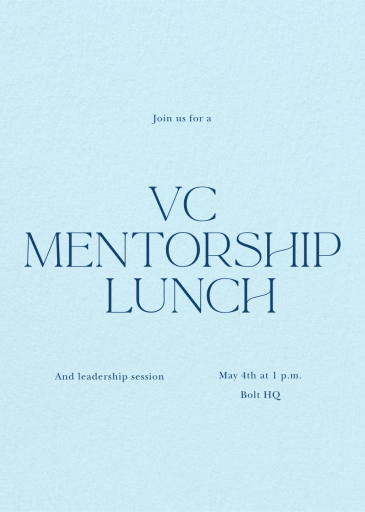 Glacier - Breakfast/Lunch Invitation by Paperless Post