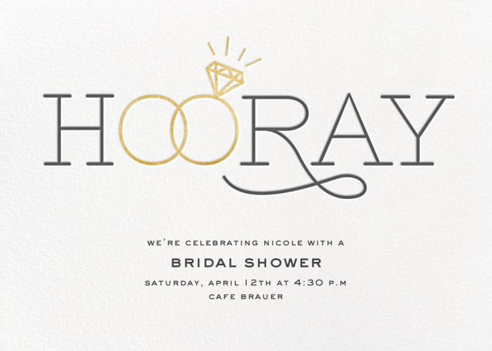 With this Ring - Invitation by Cheree Berry Paper & Design