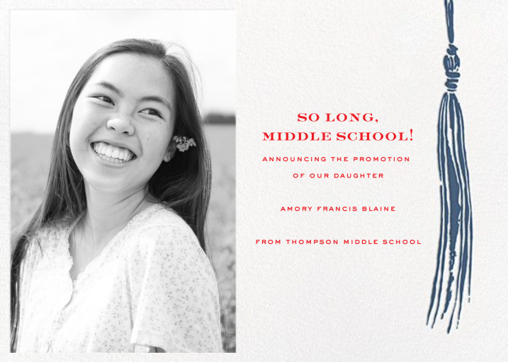 KSNY Tassel (Photo) - Graduation Announcement by kate spade new york