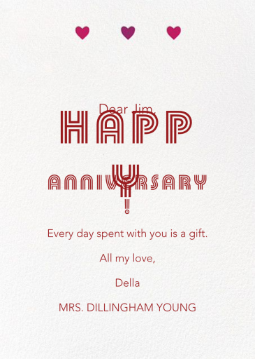 Triple Hearts by Paperless Post