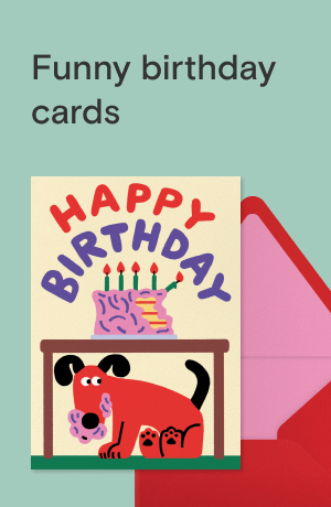 Funny birthday cards