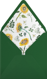 Dandelion harvest (Save the Date) - Happy Menocal Envelope