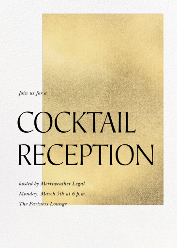 Modern Gold - Invitation by Paperless Post