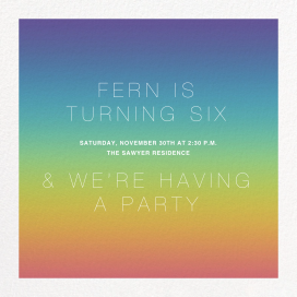 After the Rain (Square) - Birthday Invitation by Paperless Post