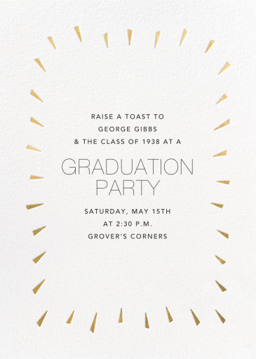 Éclat - Graduation Party Invitation by Paperless Post