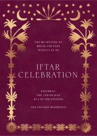 Golden Oasis - Ramadan & Eid Invitation by Jungalow