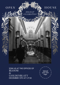 Holiday Wreath Frame - Corporate Holiday Party Invitation by Paperless Post