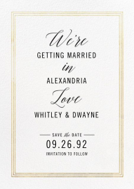 We're in Love - Save the Date by Cheree Berry Paper & Design