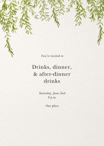 Willow Tree - Party Invitation by Felix Doolittle