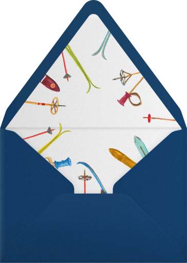 Winter Skis - Clementina Sketchbook Envelope