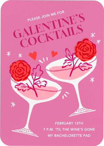 Tinis and Roses - Invitation by Hello!Lucky