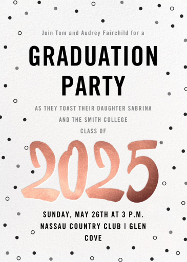 Person of the Year - Graduation Party Invitation by Paperless Post