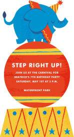 Step Right Up - Birthday Invitation by Paperless Post