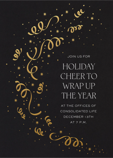 All In Curls - New Year's Eve Invitation by Paperless Post