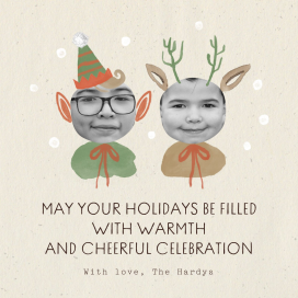 Little Saint Nick - Two - Christmas Card by Merrilee Liddiard