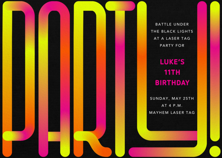 Light Bright - Birthday Invitation by Paperless Post