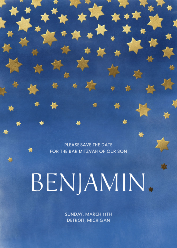 Starry Sky - Save the Date by Paperless Post