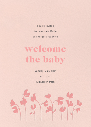 First Bloom - Baby Shower Invitation by Paperless Post