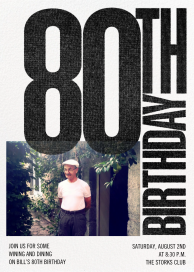 Biggie Photo by Paperless Post