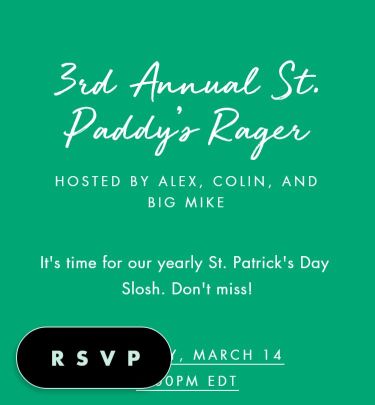 St Patrick S Day Invitations Send Online Instantly Rsvp Tracking