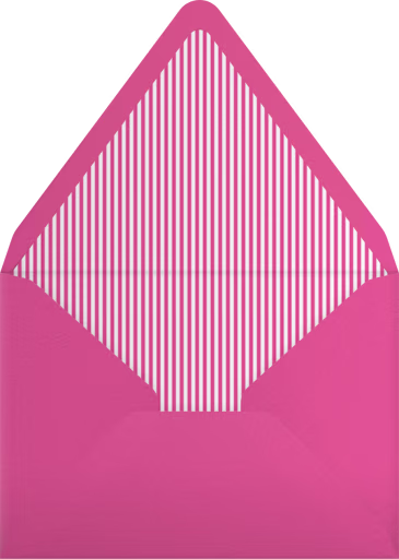 Pink Pool - Paperless Post Envelope