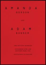 Type and Space by Paperless Post