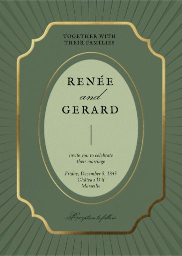 Heritage Frame - Wedding Invitation by Paperless Post