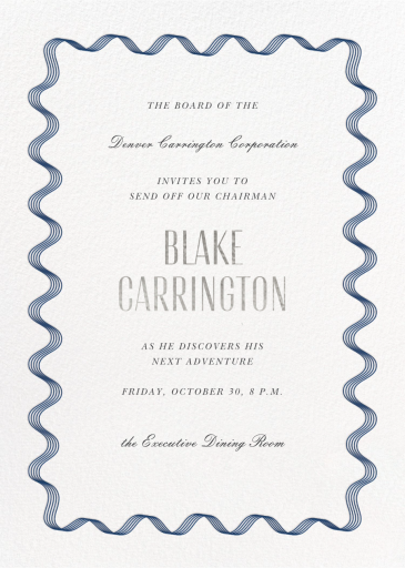 Sound Wave - Retirement and Farewell Party Invitation by Paperless Post