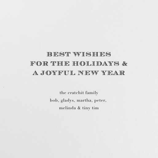 Sleigh Ivory - Christmas Card by Paperless Post - Back