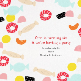 The Sweet Life - Birthday Invitation by Ashley G